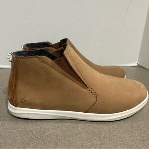 Olukai Women’s Hawai’iloa Manu Hope Leather Waterproof Boots Size 9